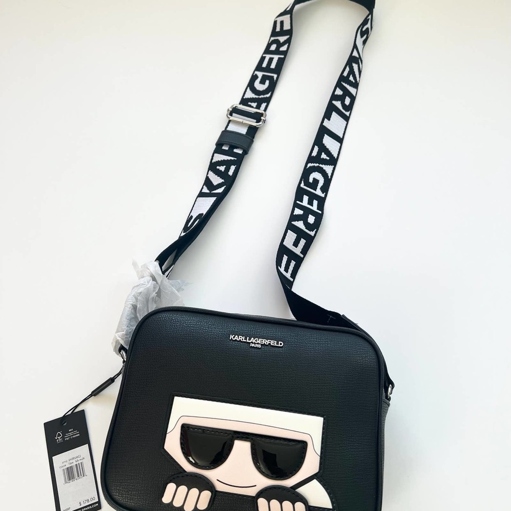 karl lagerfeld Paris Maybelle Crossbody Black Multi